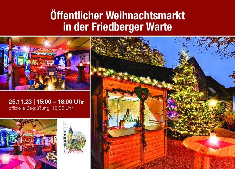 Read more about the article Weihnachtsmarkt in der Friedberger Warte